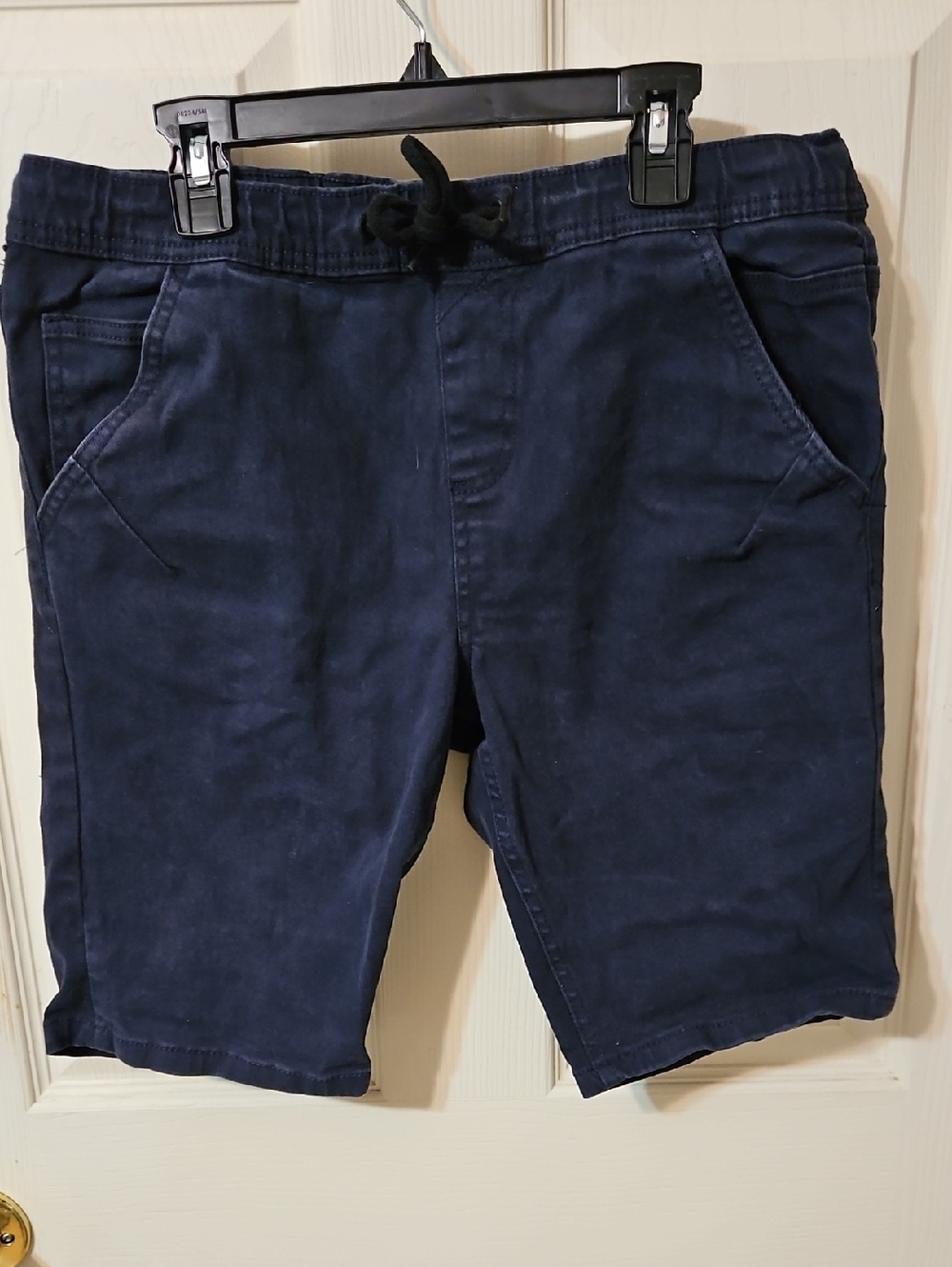 Men's Navy Drawstring Casual Shorts